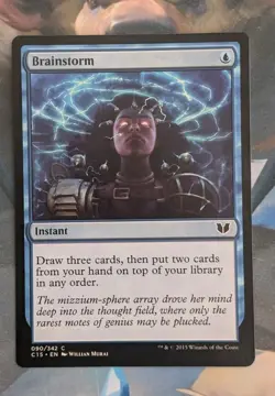 MTG Commander 2015 Common BRAINSTORM NM - Image 1