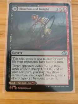 MTG Bloodsoaked Insight Sanguine Morass (FOIL) 0252 Modern Horizons 3 M/NM - Image 1