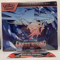 Pokemon Chaos Rising Elite Trainer Box Factory Sealed ETB + 1 Chaos Rising Pack - Image 1