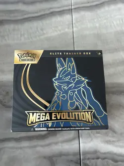Pokemon TCG Mega Evolution Elite Trainer Box ETB Mega Lucario - Image 1