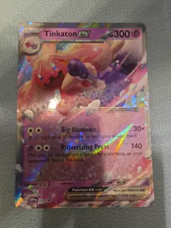 Pokemon Tinkaton EX SVP 031 Scarlet Violet Black Star Promo - Image 1