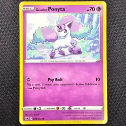 Galarian Ponyta - 081/202 - SWSH Base Set - Pokemon TCG - NM - Image 1