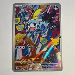 Pokemon TCG Sobble 054 SV Scarlet & Violet Promo 54 Holo First Partners NM - Image 1