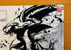 Pokemon TCG Playmat Sumie Gallade & Garchomp Official Pokemon Center Japan - Image 4