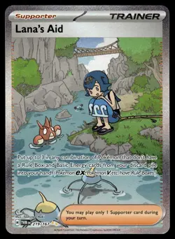 Lana's Aid 219/167 Special Illustration Rare Twilight Masquerade Pokemon Holo NM - Image 1