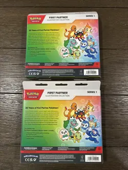 Pokemon First Partner Illustration Collection (Series 1) - Lot of 2 New/Sealed - Image 2