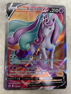 Pokemon Chilling Reign "Galarian Rapidash V" 167/198 / Ultra Rare / Near Mint - Image 1