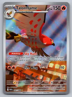 Talonflame 091/088 Holo Illustration Rare Perfect Order Pokemon Near Mint - Image 1