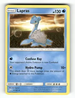 Lapras - 31/181 - Team Up - Pokemon - Rare - NM - Image 1