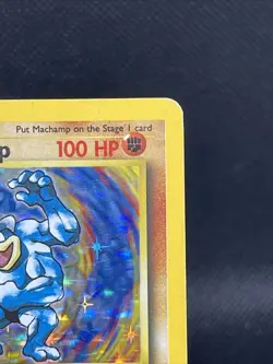 Pokemon TCG Machamp Base Set 8/102 Holo Unlimited Holo Rare 1st Edition - Image 2