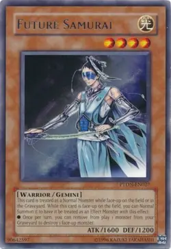 Future Samurai - PTDN-EN027 - Rare - Unlimited Edition - Lightly Played - Image 1