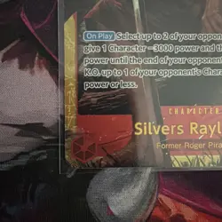 Silvers Rayleigh (Reprint) SEC OP08-118 One Piece TCG - Image 4