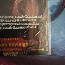 Silvers Rayleigh (Reprint) SEC OP08-118 One Piece TCG - Image 5