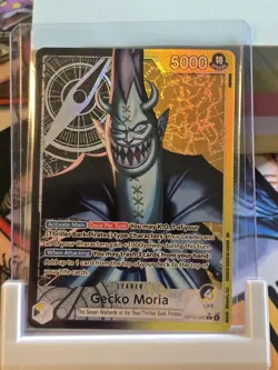 Gecko Moria OP14-080 Leader Alt Art One Piece TCG Englisch Near Mint Rare - Image 1