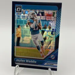 2024 Panini Donruss Optic - Jaylen Waddle #124 Black Pandora Prizm /25 🔥🔥 - Image 1
