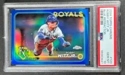 BOBBY WITT JR - 2024 Topps Chrome Blue Refractor /150 PSA 10 - LOW POP - Image 1