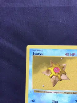 Pokemon Cards: Base Set Shadowless Common: Staryu 65/102 - Image 2