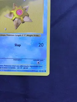 Pokemon Cards: Base Set Shadowless Common: Staryu 65/102 - Image 4