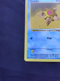 Pokemon Cards: Base Set Shadowless Common: Staryu 65/102 - Image 5