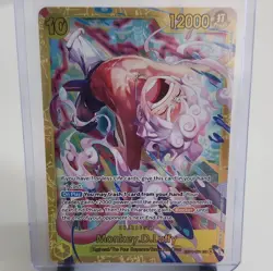 Bandai One Piece Card Game Monkey D. Luffy EB04-061 Secret Rare Foil Alt Art ENG - Image 1