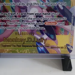 Bandai One Piece Card Game Monkey D. Luffy EB04-061 Secret Rare Foil Alt Art ENG - Image 3