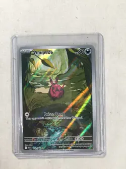 Venipede 132/086 Scarlet & Violet Black Bolt Pokemon Card - Image 1