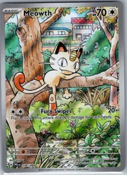 Meowth 106/094 ME02: Phantasmal Flames - Pokemon Card - NM - Image 1