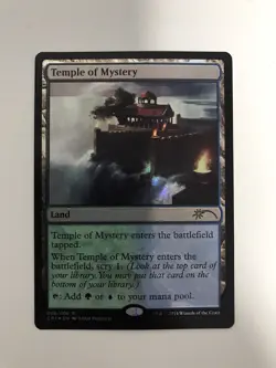 Temple of Mystery Foil MTG Magic the Gathering Card LP Lightly Played CP1 - Image 1