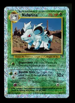 Nidorina 55/110 Legendary Collection 2002 Reverse Holo Vintage Pokemon Card - Image 1