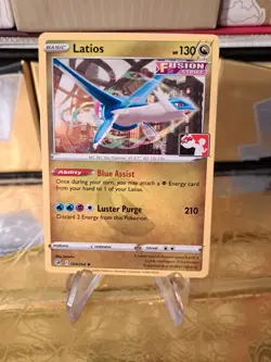 Latias Pokemon Prize Pack Series 2 Promo Stamped Pokemon Card NM/LP - Image 1