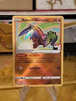 Radiant Hawlucha Pokemon Prize Pack Series 3 Promo Pokemon Card NM/LP - Image 1