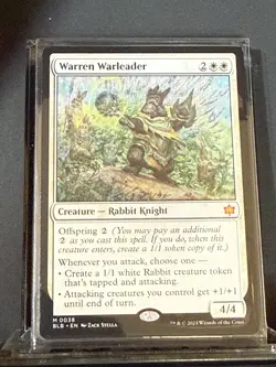 Warren Warleader BLB 38 Magic MTG Mythic Rare NM - Image 1