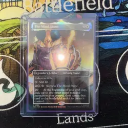 The Mind Stone Marvel Super Heroes Foil Borderless 0386 MTG Thanos - Image 1