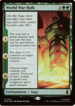 World War Hulk FOIL 197 MSH Marvel Super Heroes NM - Image 1