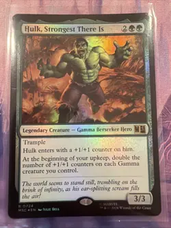 Hulk, Strongest There Is Commander: Marvel Super Heroes Foil - Image 1