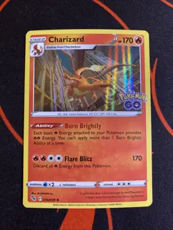 CHARIZARD 010/078 HOLO RARE POKEMON GO POKEMON NM - Image 1