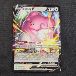 Pokemon Chilling Reign Blissey V Holo Rare 119 Near Mint - Image 1