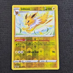 Pokemon Vivid Voltage Jolteon Rare 047 Reverse Holo Lightly Played - Image 1