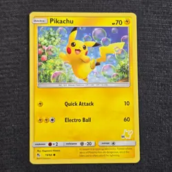 Pokemon Hidden Fates Pikachu Common 19 Lightly Played - Image 1