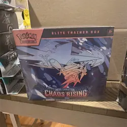 Pokemon TCG Mega Evolution: Chaos Rising Elite Trainer Box English Rayquaza (1) - Image 1