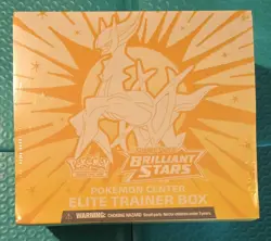 Pokemon Brilliant Stars Pokemon Center Elite Trainer Box: Sword & Shield Sealed - Image 1