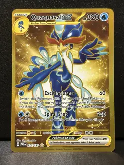 Pokemon TCG Quaquaval ex Hyper Rare Sword & Shield - Paldea Evolved 273/193 NM - Image 1