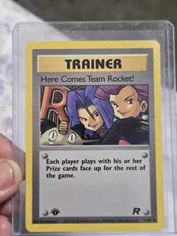 Pokemon TCG WotC Here Comes Team Rocket! 71/82 Team Rocket Rare Regular English - Image 1