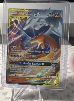 Pokemon TCG Reshiram & Charizard GX 20/214 Unbroken Bonds Ultra Rare Holo - Image 1