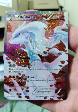 Pokemon TCG Reshiram Full Art RC22/RC25 Radiant Collection Holo LP Ultra Rare - Image 1