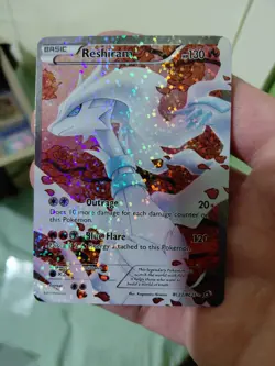 Pokemon TCG Reshiram Full Art RC22/RC25 Radiant Collection Holo LP Ultra Rare - Image 2