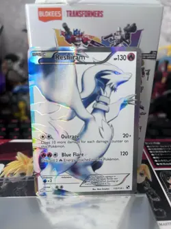 Pokemon TCG Reshiram 113/114 Black White Holo Full Art Ultra Rare Card - Image 2