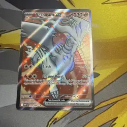 Pokemon TCG Reshiram EX 158/086 Ultra Rare Holo White Flare Card - Image 1