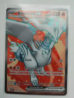 Pokemon TCG Reshiram EX 158/086 Ultra Rare Holo White Flare - Image 1