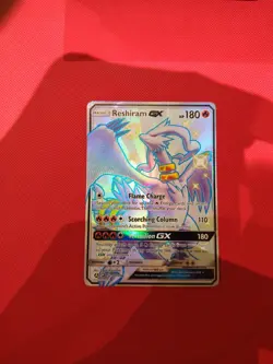 Pokemon TCG Reshiram GX Hidden Fates SV51/SV94 Holo Full Art Ultra Rare - Image 2
